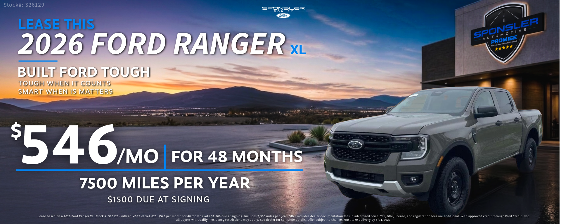 2026 Ford Ranger XL